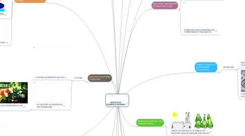 Mind Map: OBJETIVOS DEL DESARROLLO SOSTENIBLE