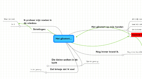 Mind Map: Het glinstert...