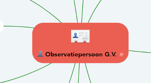 Mind Map: Observatiepersoon G.V.