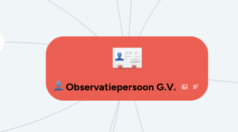 Mind Map: Observatiepersoon G.V.