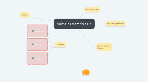 Mind Map: Animales mamíferos