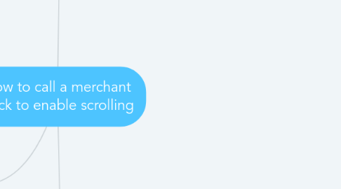 Mind Map: How to call a merchant Click to enable scrolling