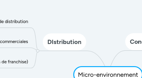 Mind Map: Micro-environnement