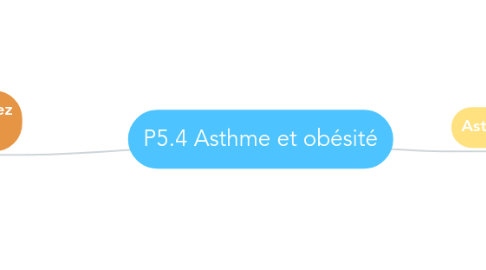 Mind Map: P5.4 Asthme et obésité