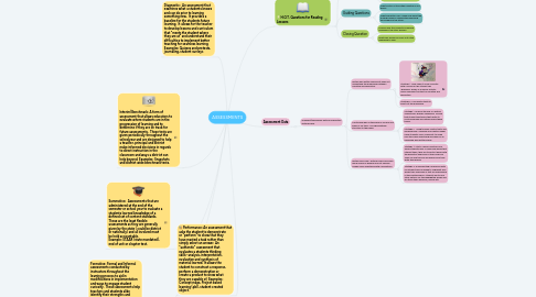 Mind Map: ASSESSMENTS