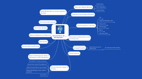 Mind Map: Características de Minsdmeister