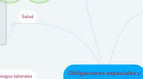 Mind Map: Obligaciones especiales y periódicas del empleador