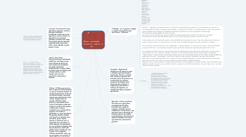 Mind Map: Maias : sociedade , economia , cultura , etc.