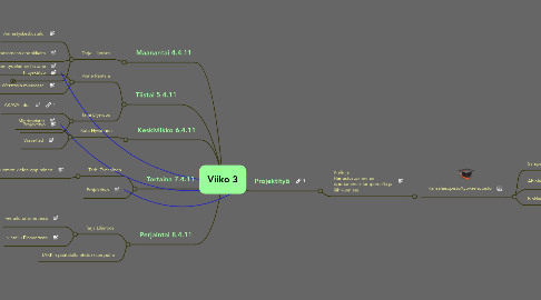 Mind Map: Viiko 3