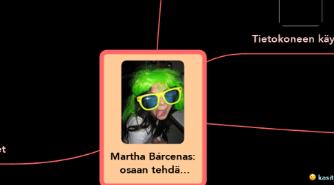 Mind Map: Martha Bárcenas:  osaan tehdä...