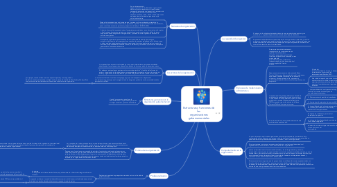 Mind Map: Estructuras y funciones de las  organizaciones gubernamentales