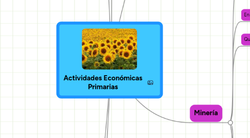 Mind Map: Actividades Económicas Primarias