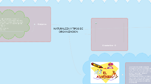 Mind Map: NATURALEZA Y TIPOS DE ORGANIZACION