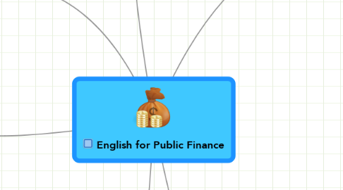 Mind Map: English for Public Finance