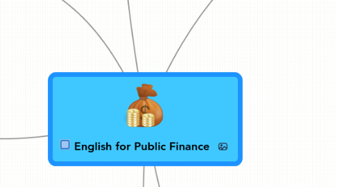 Mind Map: English for Public Finance