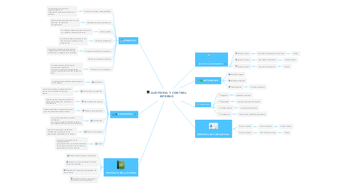 Mind Map: AUDITORIA Y CONTROL INTERNO