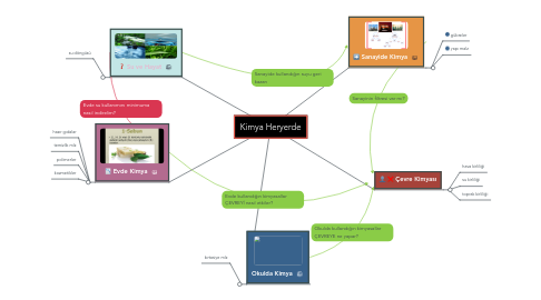 Mind Map: Kimya Heryerde