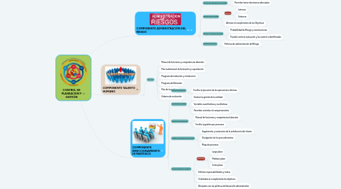 Mind Map: CONTROL DE PLANEACION Y GESTIÓN