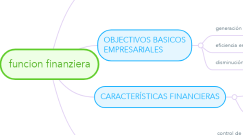 Mind Map: funcion finanziera