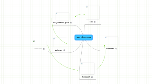 Mind Map: Tyler's food chain