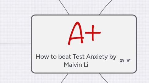 Mind Map: How to beat Test Anxiety by Malvin Li