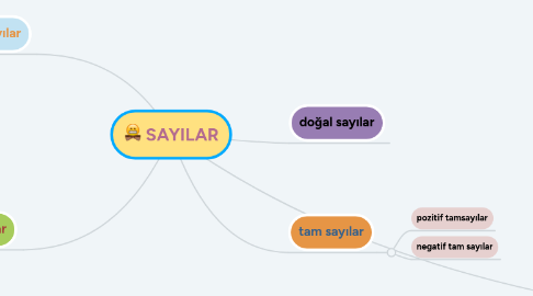 Mind Map: SAYILAR