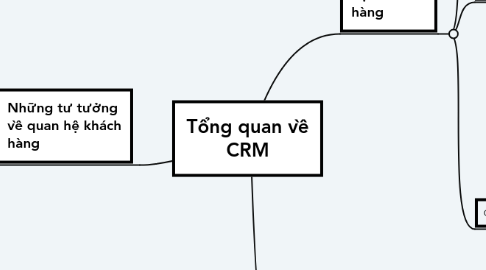 Mind Map: Tổng quan về CRM