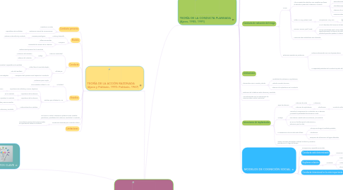 Mind Map: TEORÍA DE LA ACCIÓN RAZONADA Y TEORÍA DE LA CONDUCTA PLANEADA