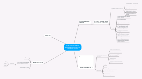 Mind Map: INTRODUCCIÓN A LA SEGURIDAD EN REDES DE COMPUTADORES