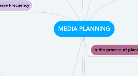 Mind Map: MEDIA PLANNING