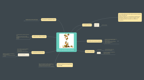 Mind Map: Teoría cuantitativa del dinero