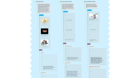 Mind Map: CLASIFICACION DE LOS DERECHOS HUMANOS