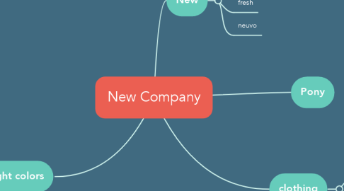 Mind Map: New Company