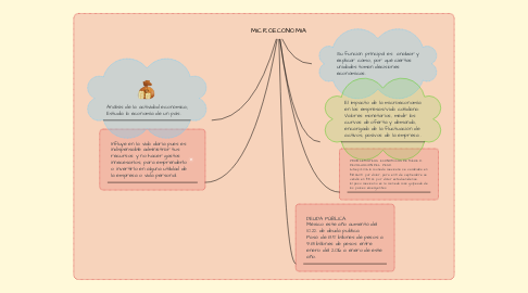 Mind Map: MICROECONOMIA