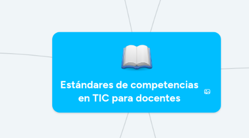 Mind Map: Estándares de competencias en TIC para docentes