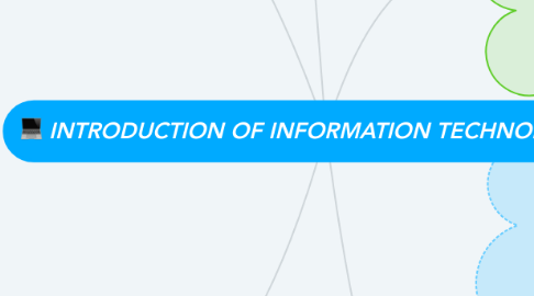 Mind Map: INTRODUCTION OF INFORMATION TECHNOLOGY (IT)