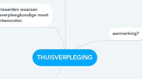 Mind Map: THUISVERPLEGING