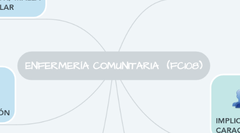 Mind Map: ENFERMERÍA COMUNITARIA  (FC108)