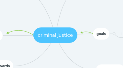 Mind Map: criminal justice