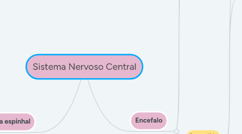 Mind Map: Sistema Nervoso Central