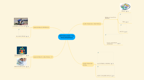 Mind Map: METODOLOGÍA Y SU TRASCENDENCIA