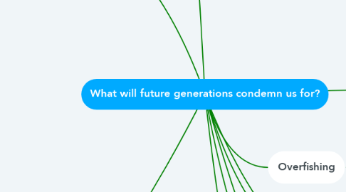 Mind Map: What will future generations condemn us for?