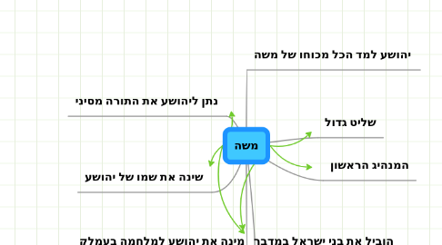 Mind Map: משה