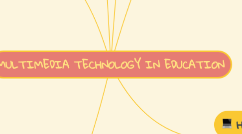 Mind Map: MULTIMEDIA TECHNOLOGY IN EDUCATION