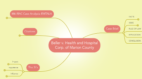 Mind Map: Beller v. Health and Hospital Corp. of Marion County