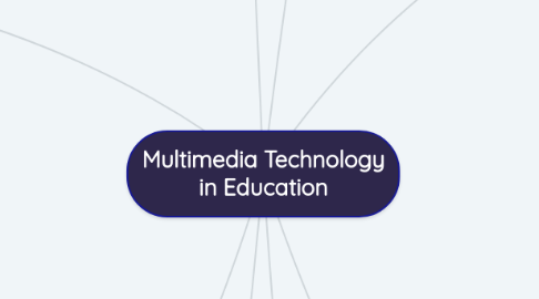 Mind Map: Multimedia Technology in Education