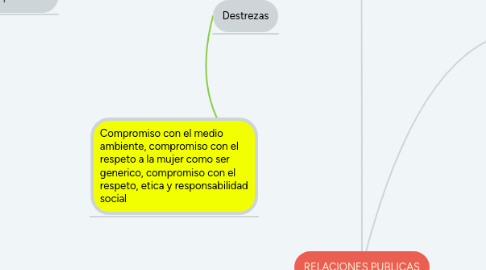 Mind Map: RELACIONES PUBLICAS