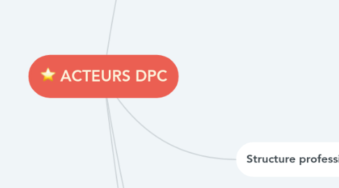 Mind Map: ACTEURS DPC