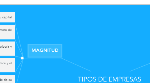 Mind Map: TIPOS DE EMPRESAS