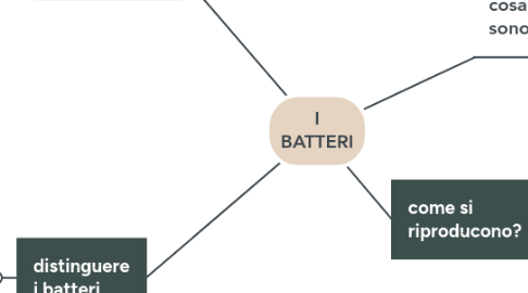 Mind Map: I BATTERI